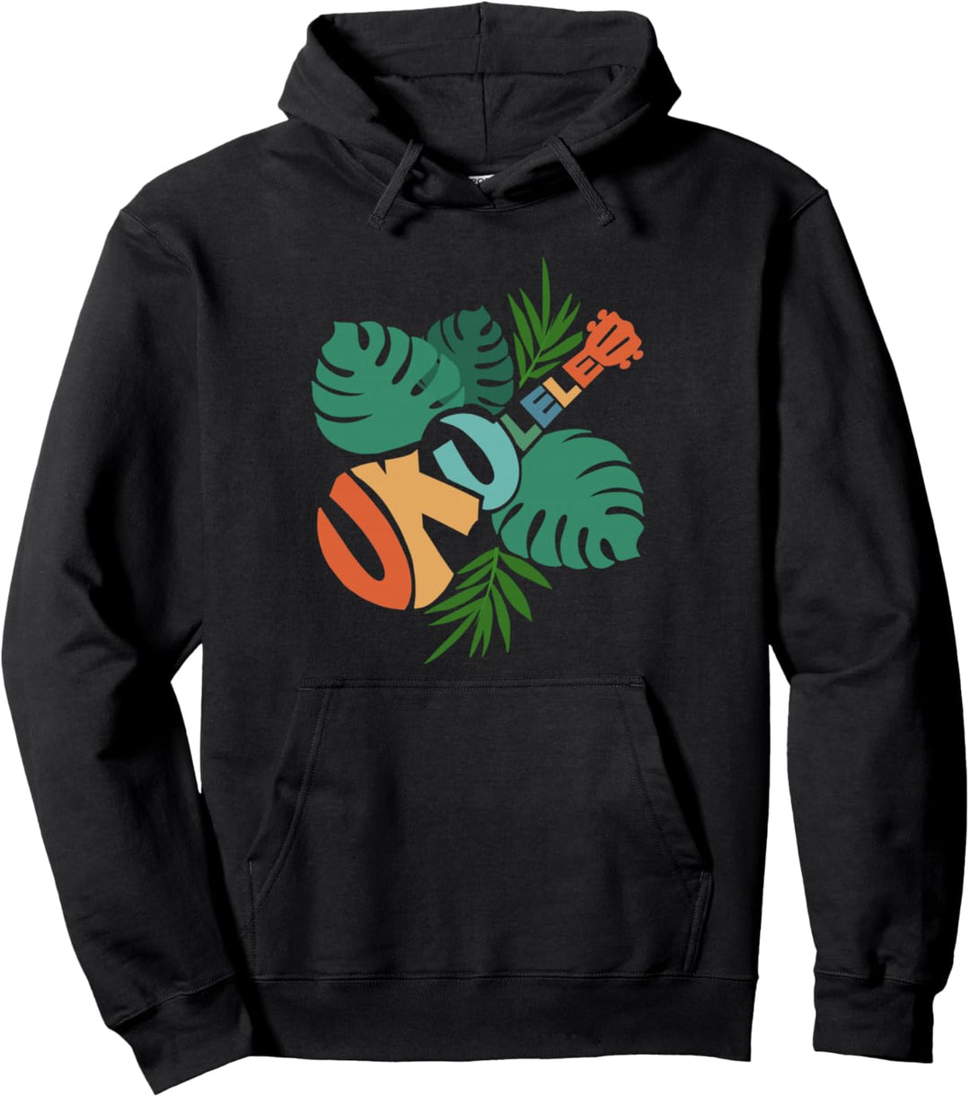 Ukulele Hawaii Tropische Musik Geschenk Ukulele Spieler Pullover Hoodie