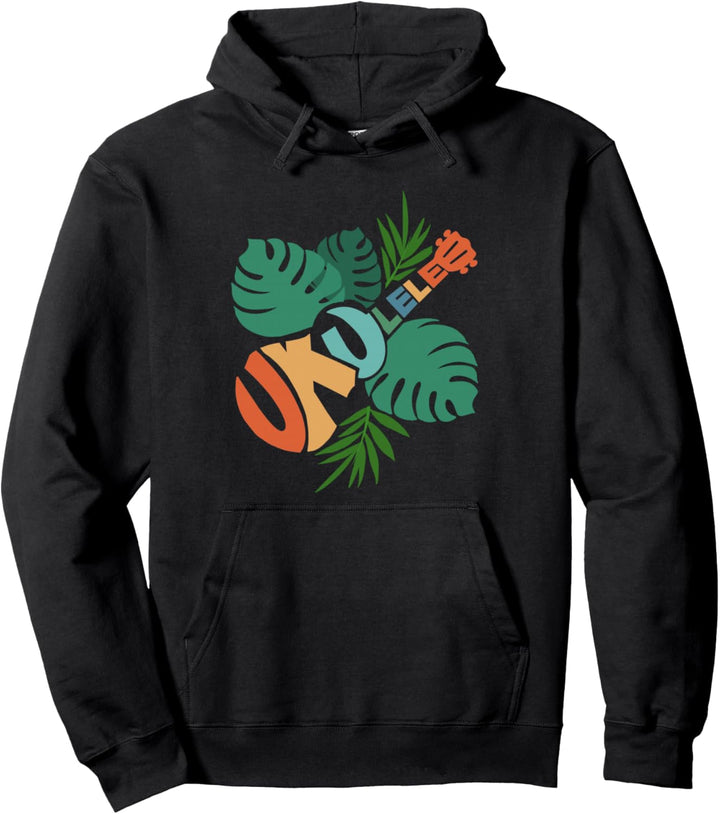 Ukulele Hawaii Tropische Musik Geschenk Ukulele Spieler Pullover Hoodie