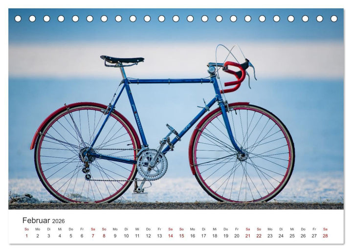 Stahlrenner - Rennrad-Klassiker aus Europa (Tischkalender 2026 DIN A5 quer), CALVENDO Monatskalender