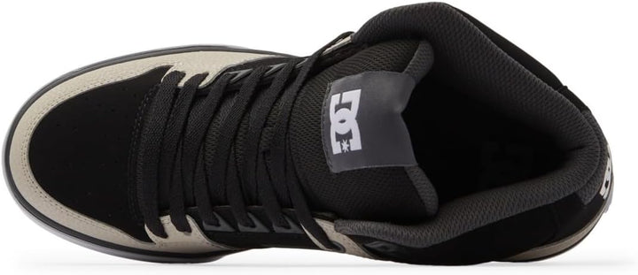 DC Shoes Herren Pure High-top Wc Sneaker 43 EU Black Grey Brown, 43 EU Black Grey Brown