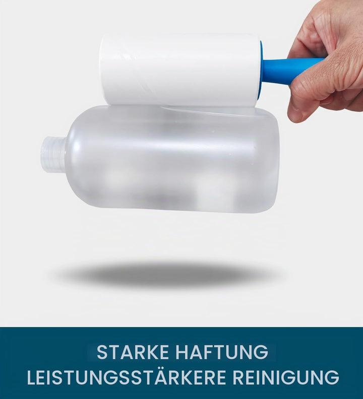 Extra Klebrig Fusselrolle für Tierhaare Kleidung 1000 Blatt,Fusselroller Tierhaarentferner Fusselbür