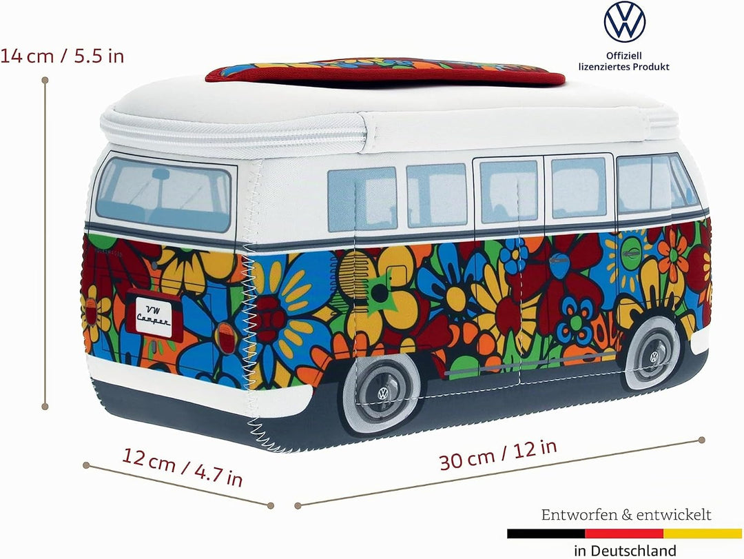 BRISA VW Collection - T1 Bulli Bus Kulturbeutel Kosmetiktasche | Volkswagen Universaltasche Waschbeu