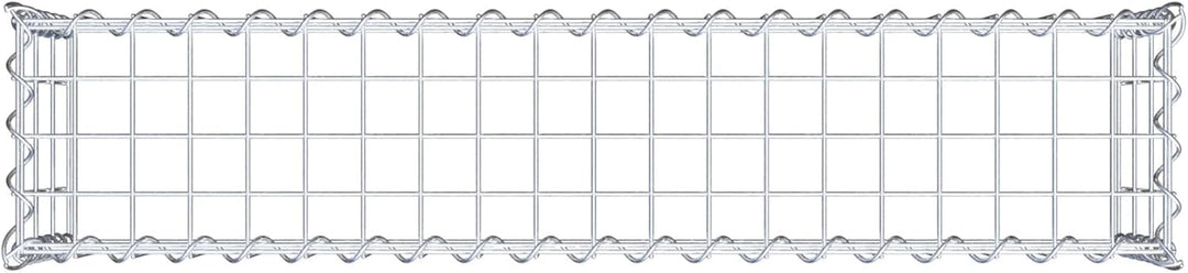 GABIONA - Gabione 100 x 30 x 20 cm - Anbau-Korb Typ 3 (ohne Bodengitter) - Gabionenkorb mit Maschenw