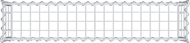 GABIONA - Gabione 100 x 30 x 20 cm - Anbau-Korb Typ 3 (ohne Bodengitter) - Gabionenkorb mit Maschenw