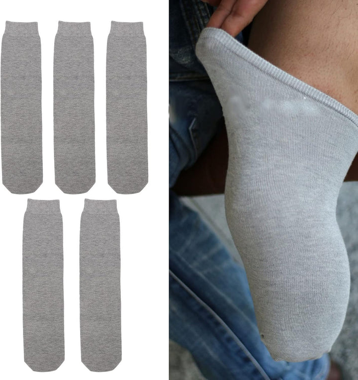 Luqeeg 5 Stück Amputierte-Socken, Weicher, Atmungsaktiver, Elastischer BK-Stumpfschrumpfer, Baumwoll