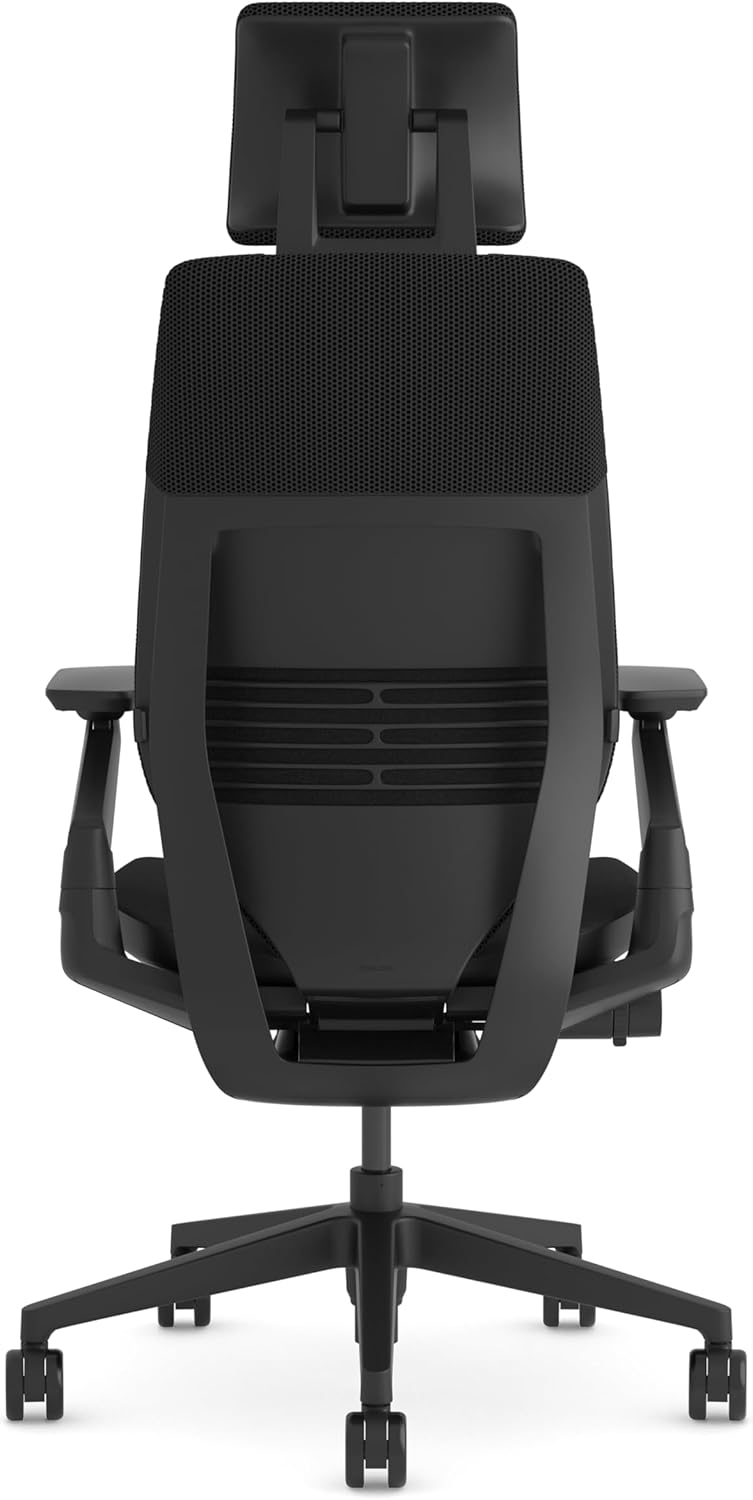 Steelcase Gesture Ergonomischer Bürostuhl mit 360° Armlehnen, 3D-Live Back Lumbalstütze, anpassbarer