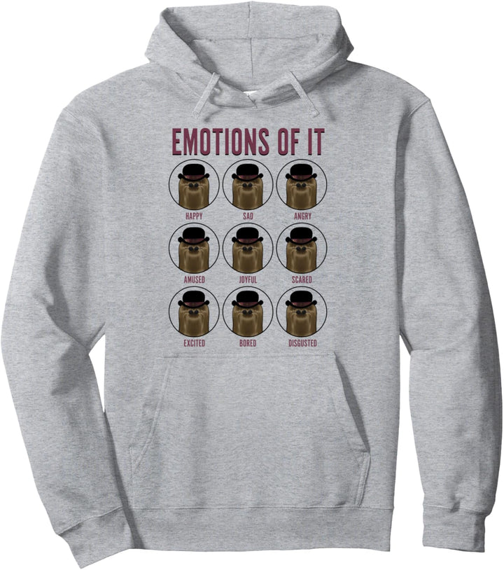 The Addams Family Emotions Of Cousin It Pullover Hoodie