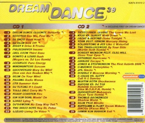 Dream Dance Vol.39, Audio-CD