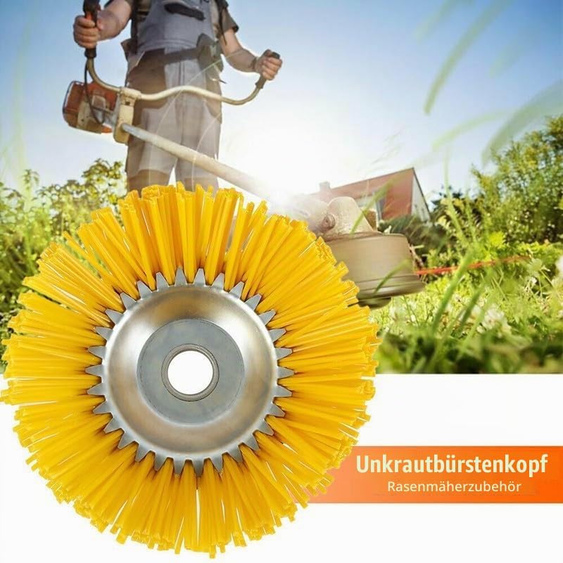 Nylon unkrautbürste für freischneider, 2 Stücke Kegelbürste 200 mm & 152 mm x 25,4 mm, Schonende Wil