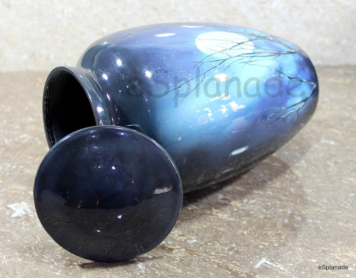 eSplanade Urne Memorial Container Jar Pot | Cremation Urns | Full Grösse Standard Urns | Metall Urns