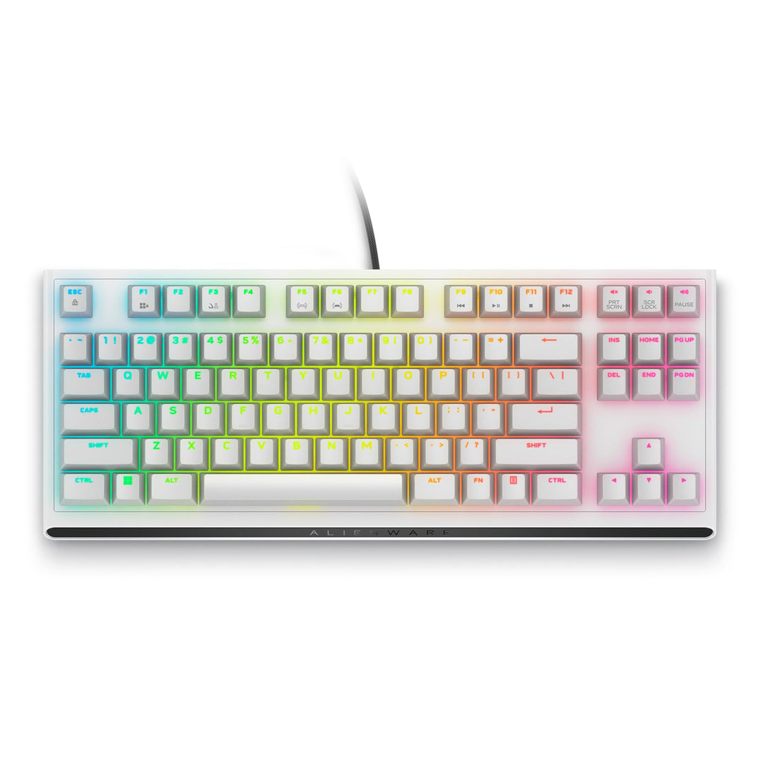 Alienware AW420K Tenkeyless Gamingtastatur - Mechanische Cherry MX Red Schalter, RGB-Beleuchtung (Al