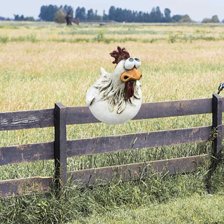 demaxiyad Huhn Deko Garten, Keramik Huhn Gartendeko, Hühner Gartenstatuen, Huhn Gartendeko Für Draus