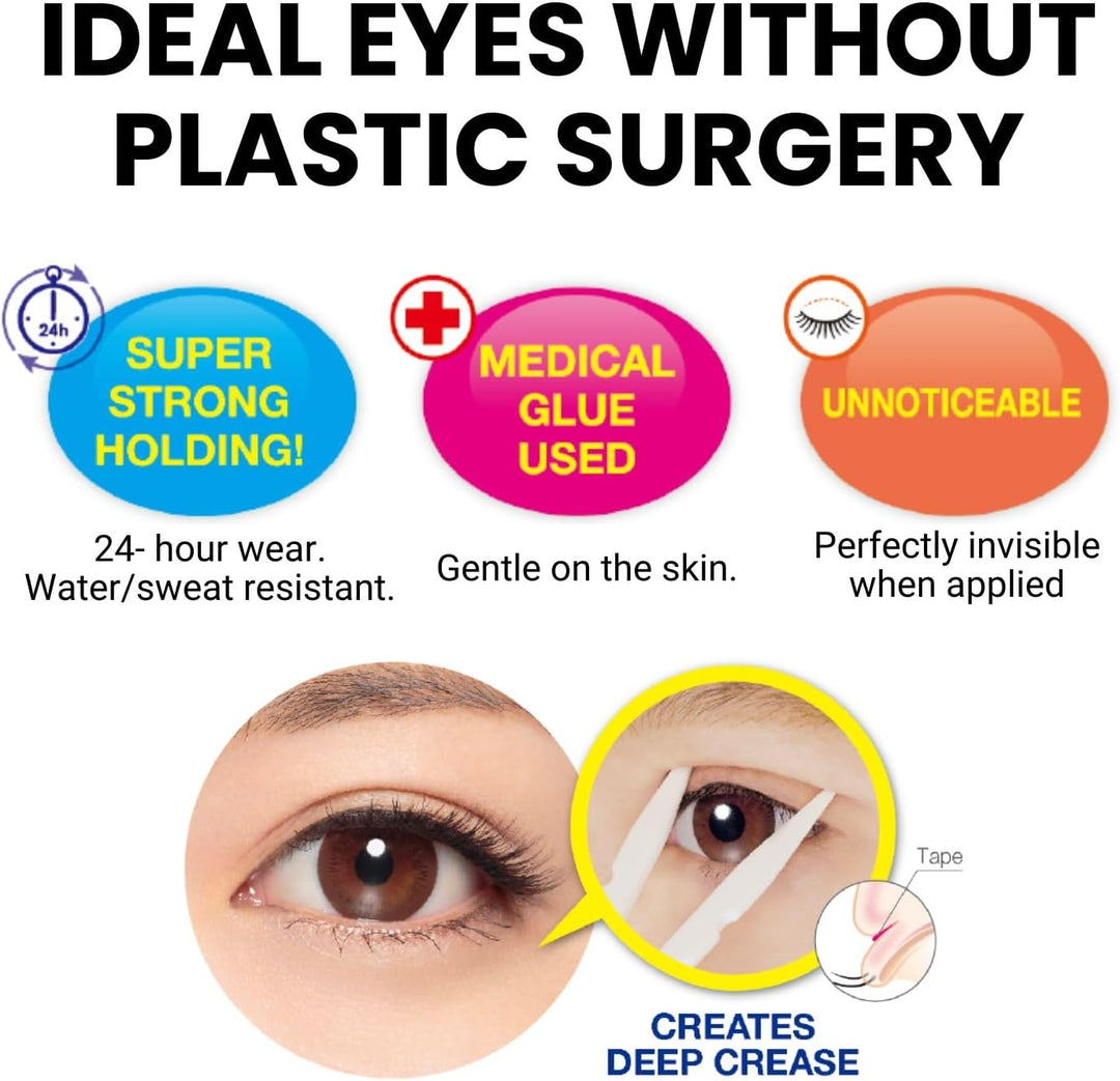 D.U.P 120 Piece Wonder Eyelid Tape Extra Eye Makeup, 1.1 Ounce