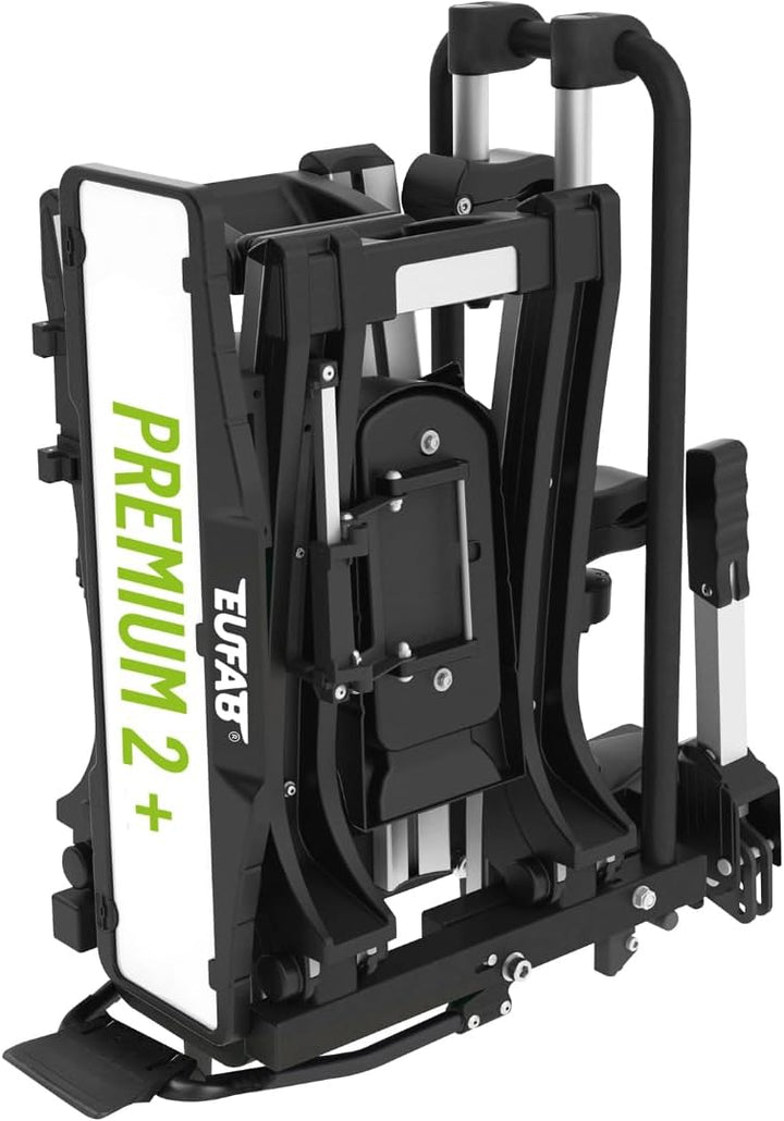 EUFAB 11523 Fahrradträger PREMIUM 2 Plus, E-Bike geeignet, für grosse Heckklappen, komplett vormonti