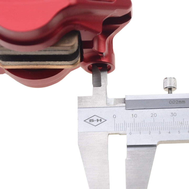 GOOFITMotorrad Hinterradbremssattel GP Crab Scheibenbremssattel Aluminium Adapter Ersatz für Pocketb