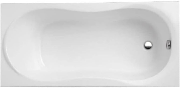 KOLMAN Badewanne GRACJA Rechteck 140x70 mit Styroporverkleidung, Ablaufgarnitur und Füssen Kompletts