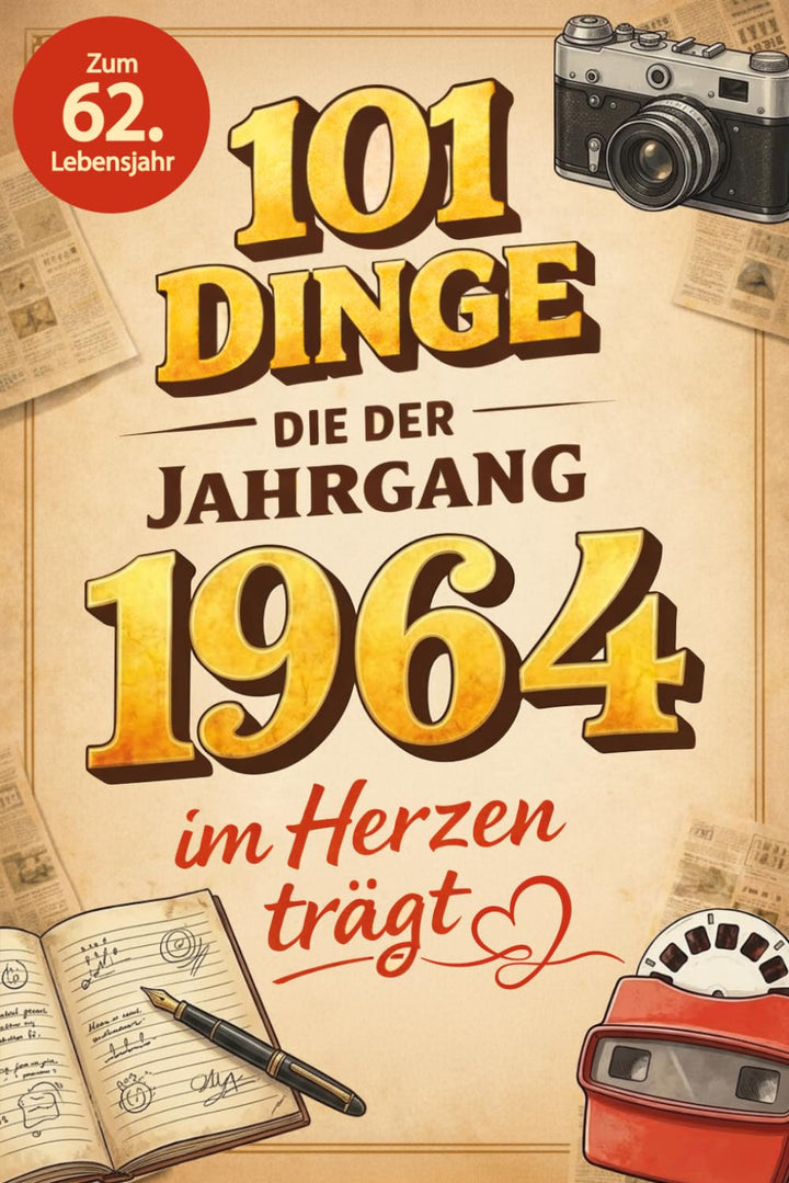 101 Dinge, die der Jahrgang 1964 im Herzen trägt: Eine nostalgische Zeitreise durch Kindheit und Jug