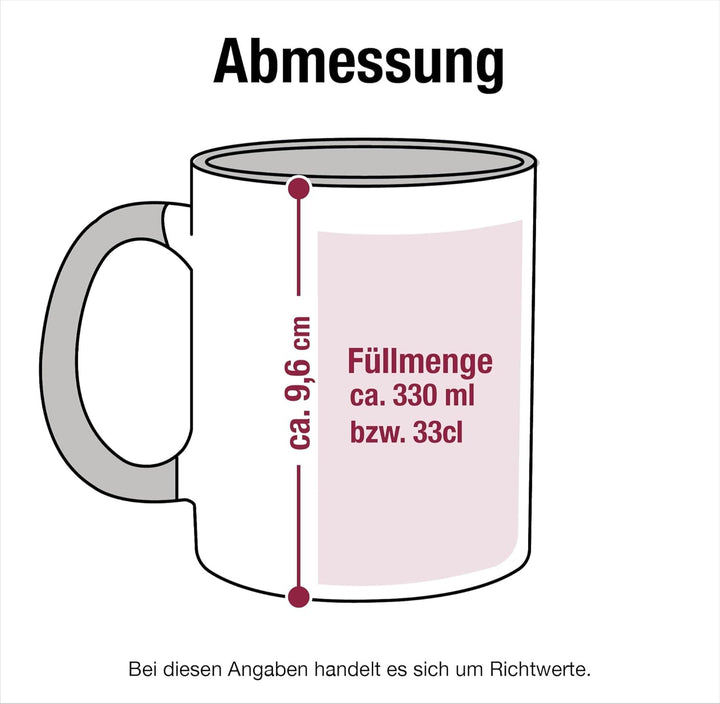 Tasse Tassen 325ml - Foto Bild - Vereinslogo Geschenk Verein mit eigenem Logo und Text selbst gestal