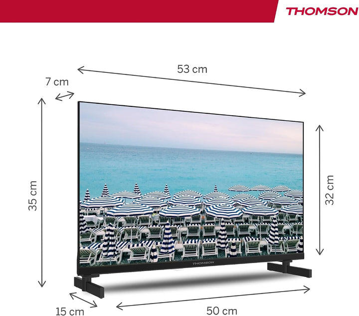 THOMSON 32 Zoll (81 cm) LED HD Easy TV – Kein Smart – Hotel Mode, USB, HDMI, Triple-Tuner (Kabel - S