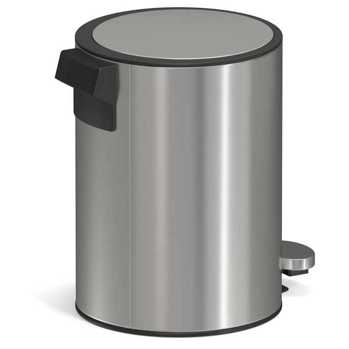 3 Liter Treteimer Softclose Klappdeckel leise schliessend Inneneimer Mülleimer Abfalleimer fingerpri