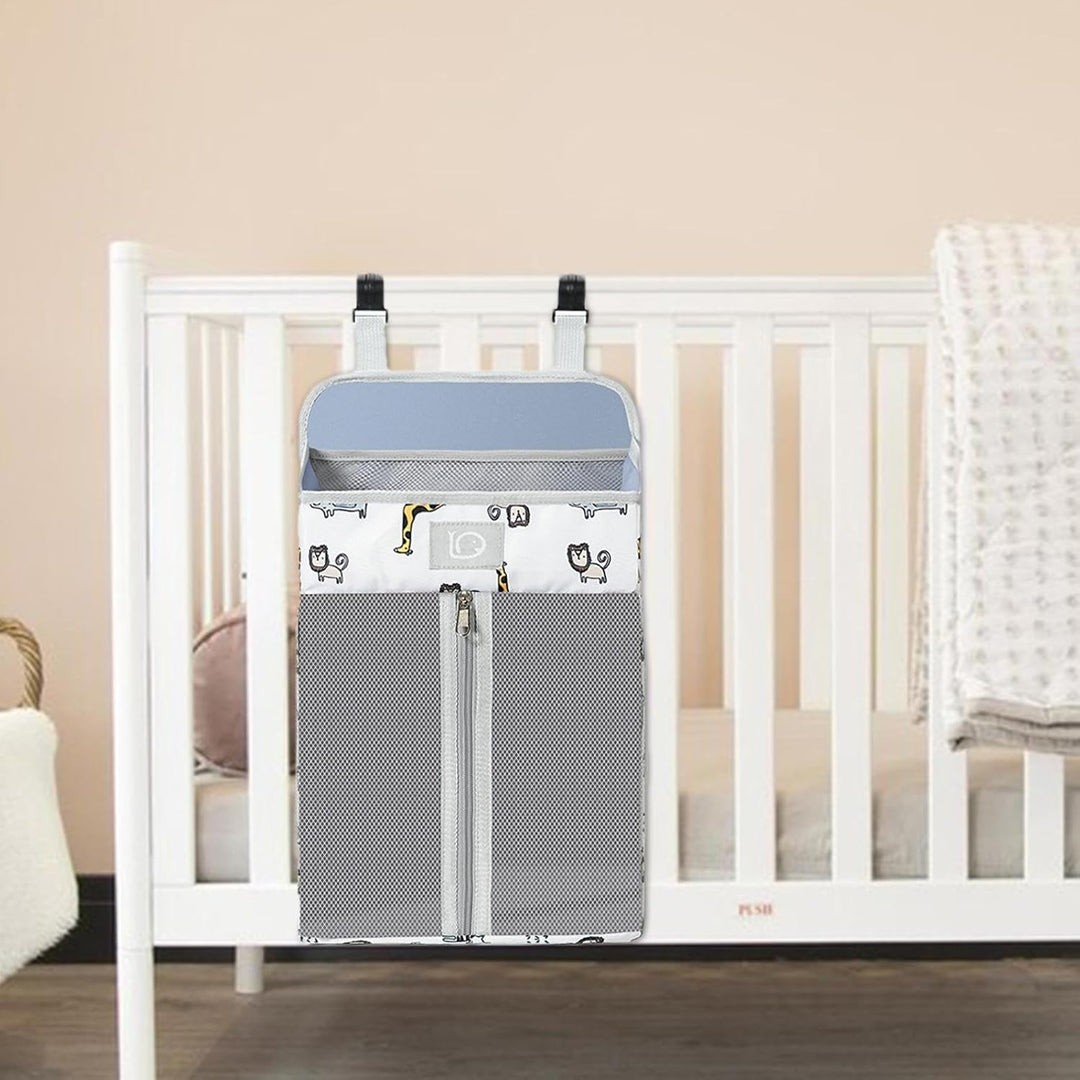 - Windel-Organizer für Babybett, Kindergarten-Organizer für Kinderbetten, Windel-Organizer zum Aufhä