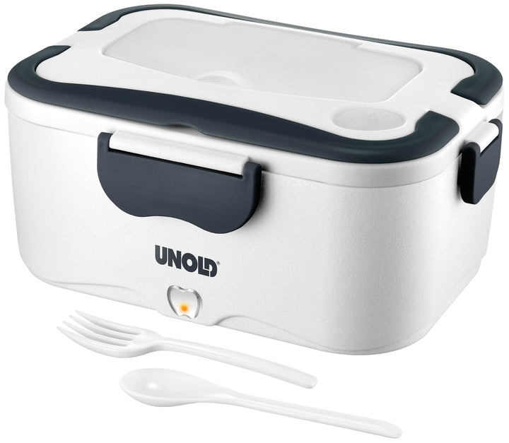 UNOLD 58850 elektrische Lunchbox - Weiss, 1,5 Liter, Kunststoff,zum Erwärmen für unterwegs oder im B