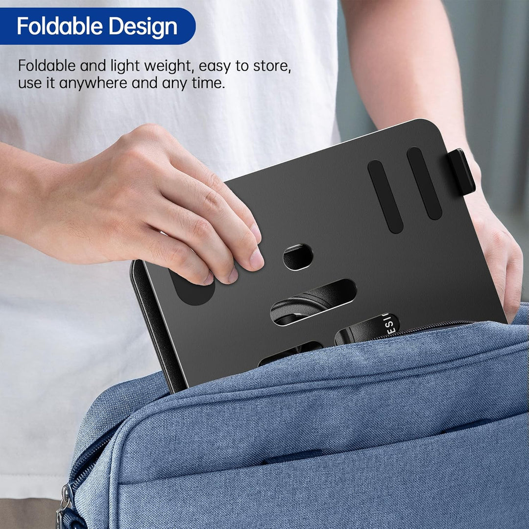 BESIGN LS11 Laptop ständer mit 360 Drehbarer Basis, Verstellbarer ergonomischer Notebook-Ständer, La