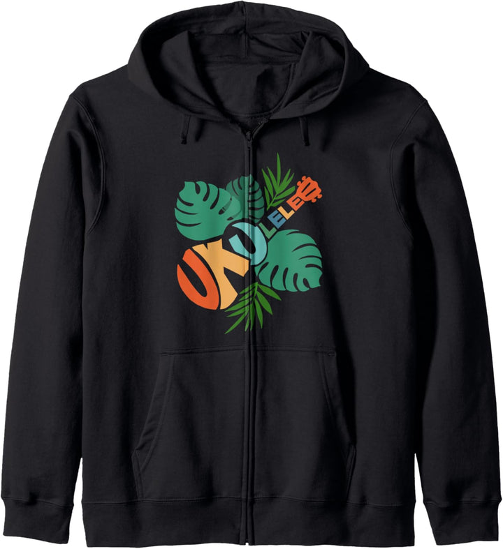 Ukulele Musiker Hawaii Geschenk Kapuzenjacke