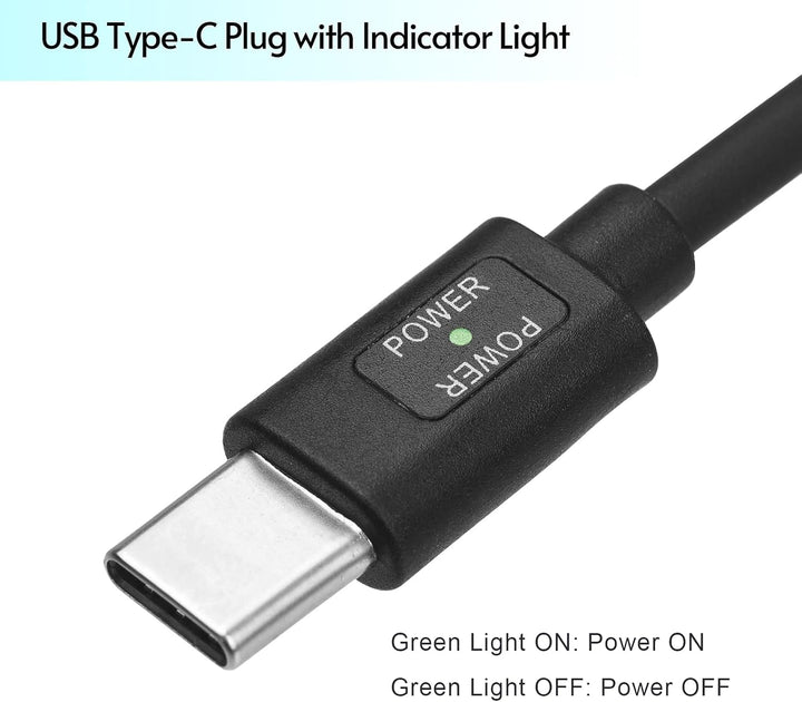 Andoer EN-EL14 Dummy Battery USB-C Coupler Adapter Dummy Battery Coupler mit USB Typ-C Feder Stromka