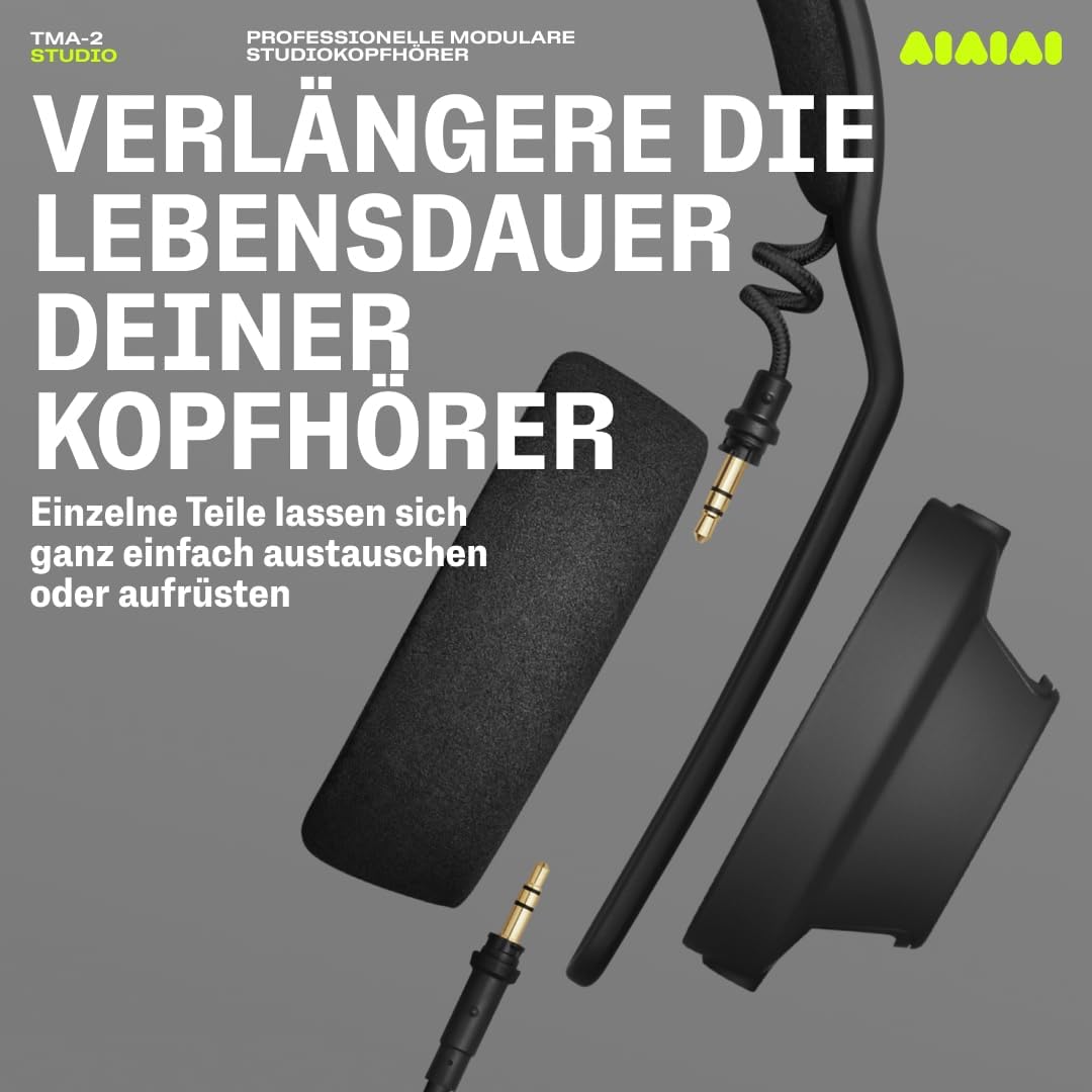 AiAiAi TMA-2 Studio DJ Over Ear Kopfhoerer Over Ear Schwarz