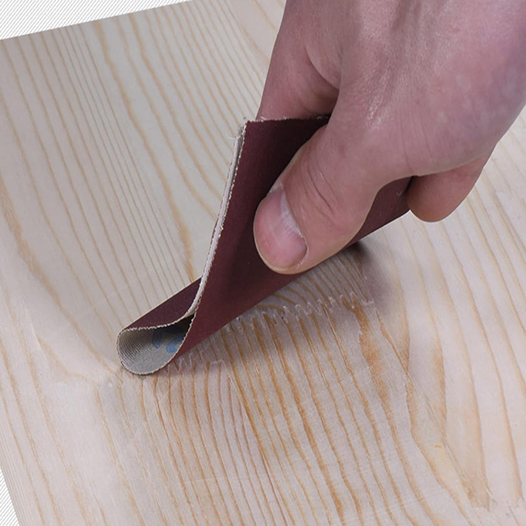 Schleifpapier, 5 Stück, Schleifpapier,mit Spender, abziehbarer Schleiftuchrolle, Metall, Glas, Tisch