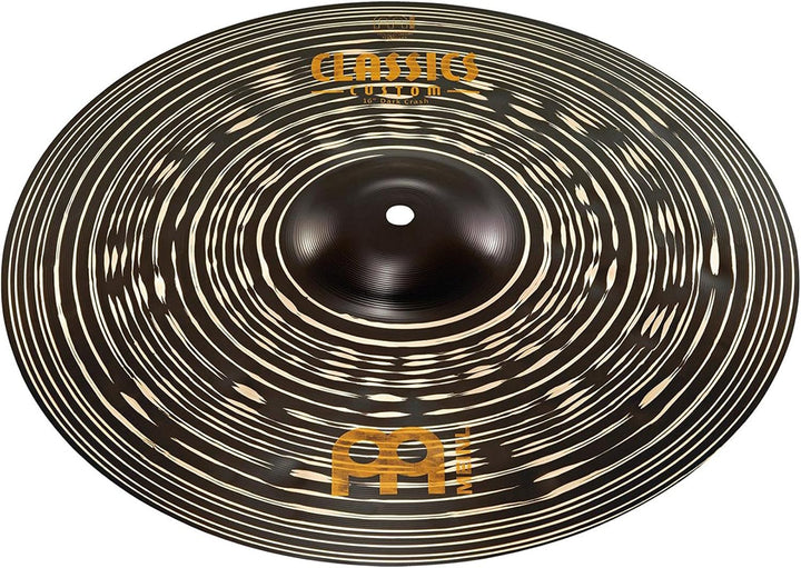 Meinl Cymbals Classics Custom Dark Schlagzeug Becken Set (Video) Box Pack mit 14 Zoll Hihat, 16 Cras