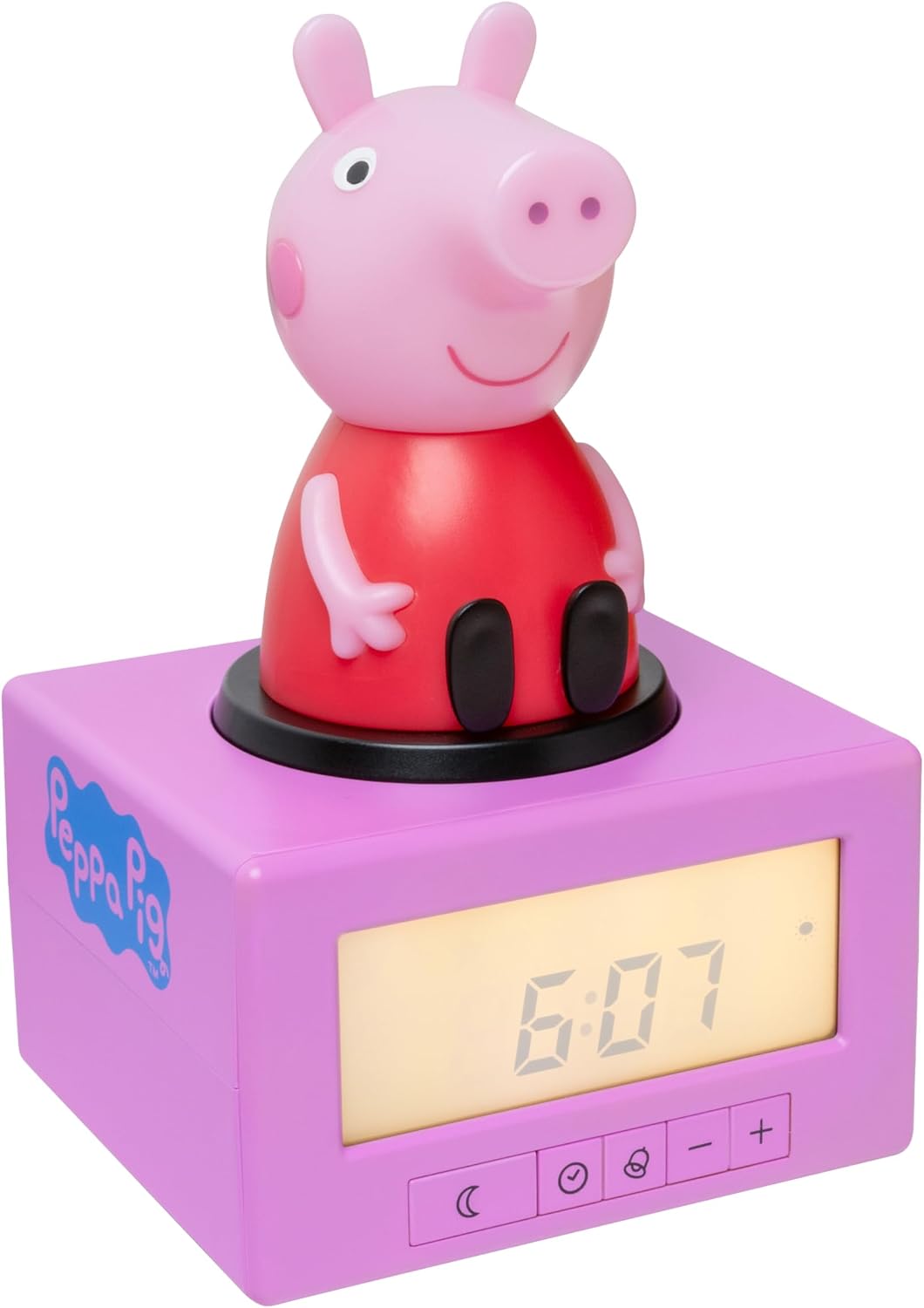 Peppa Pig Paladone Schlaftrainings-Wecker, Mehrfarbig, Einheitsgrösse Cartoon, Cartoon
