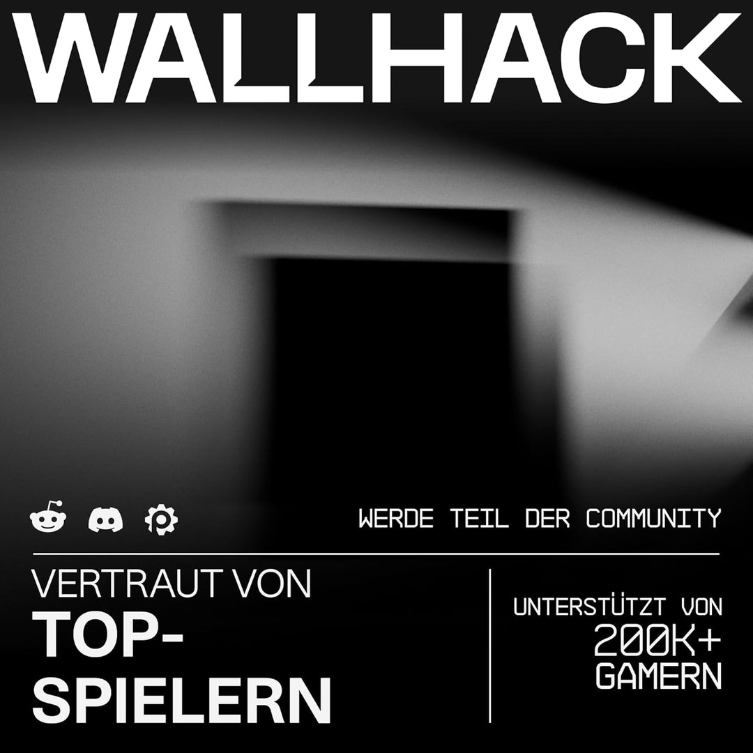 Wallhack SP-005 Glas Gaming Mauspad – Speed Surface für Esports, grosses Mauspad ultra-gleitfähiges