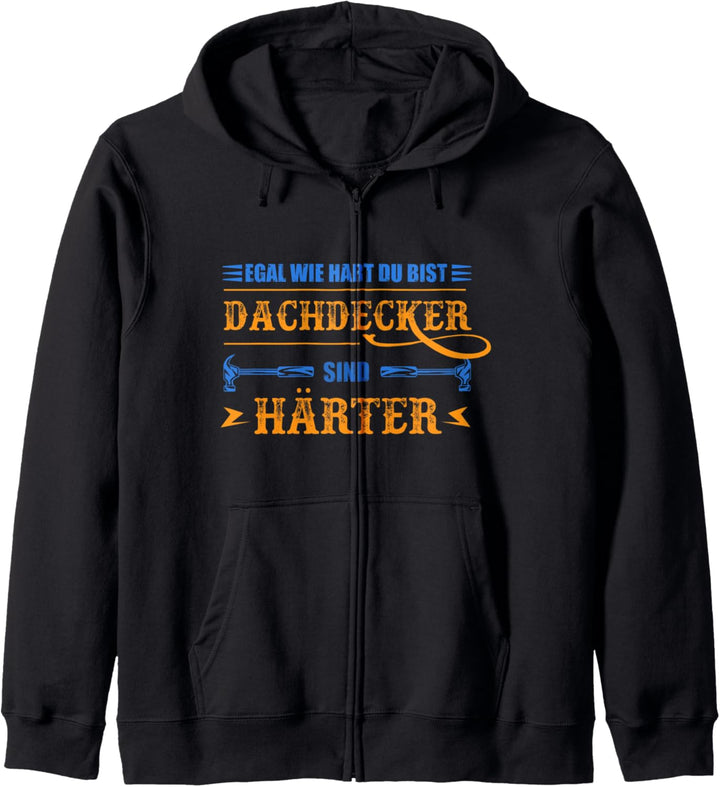 Dachdecker Dachendecken Lustig Herren Männer Dachdecker Kapuzenjacke