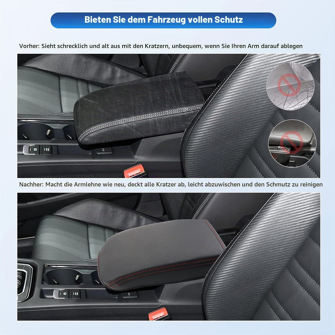 CDEFG Kompatibel mit Nissan Qashqai j12 2021-2023 2024 Mittelarmlehne Armlehnen Deckel Kratzschutz M