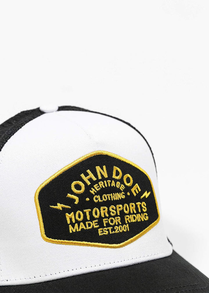 John Doe Trucker Cap - Baseballcap mit Baumwolle - Basecap mit Markenstickerei - Snapback Cap mit Me