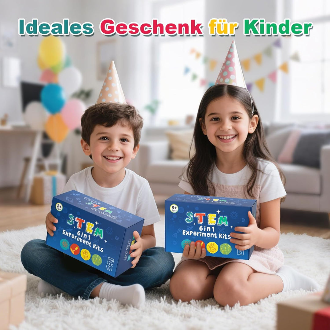 Experimente für Kinder ab 8 9 10 11 12 13 14, Roboter Elektronik Baukasten, Experimentierkasten, Ele
