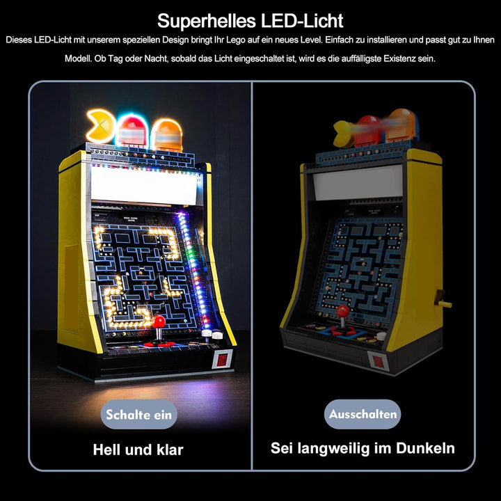 Fernbedienung Dekorationsbeleuchtungsset für Lego 10323 PAC-Man Arcade (Nicht Lego), Licht-Kit für L