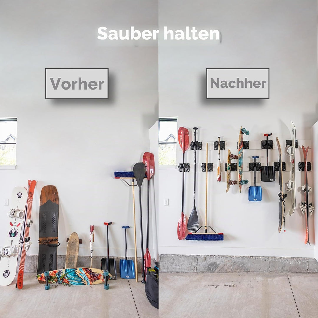 Gravity Grabber Ultimate Ski &amp; Snowboard Wandhalterung - Passt zu jedem Ski/Snowboard - für Schadens