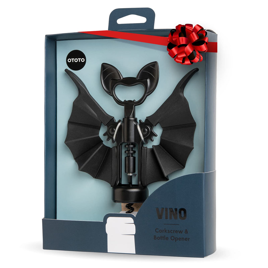 OTOTO 2-in-1 Korkenzieher, Goth Halloween Wein Geschenke, Gothic Küchenhelfer, Flaschenöffner Lustig