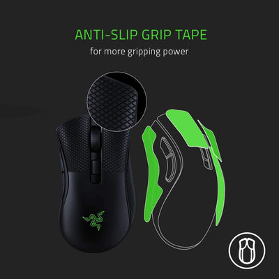 Razer DeathAdder V2 Mini - Kabelgebundene Gaming Maus mit rutschfestem Grip-Tape für PC / Mac (Ultra