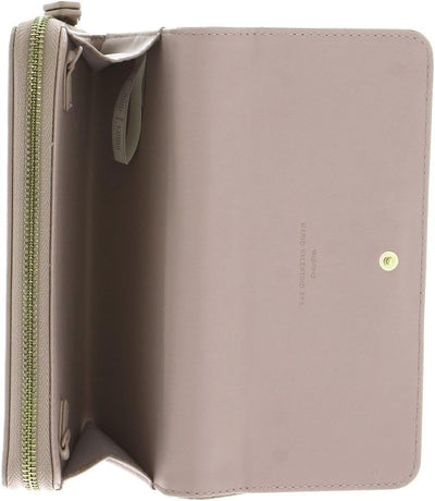 VALENTINO Cognac Wallet with Shoulder Strap Lilla