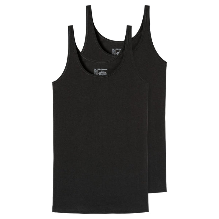 Schiesser Damen Unterwäsche (2er Pack) 40 Schwarz_174389, 40 Schwarz_174389