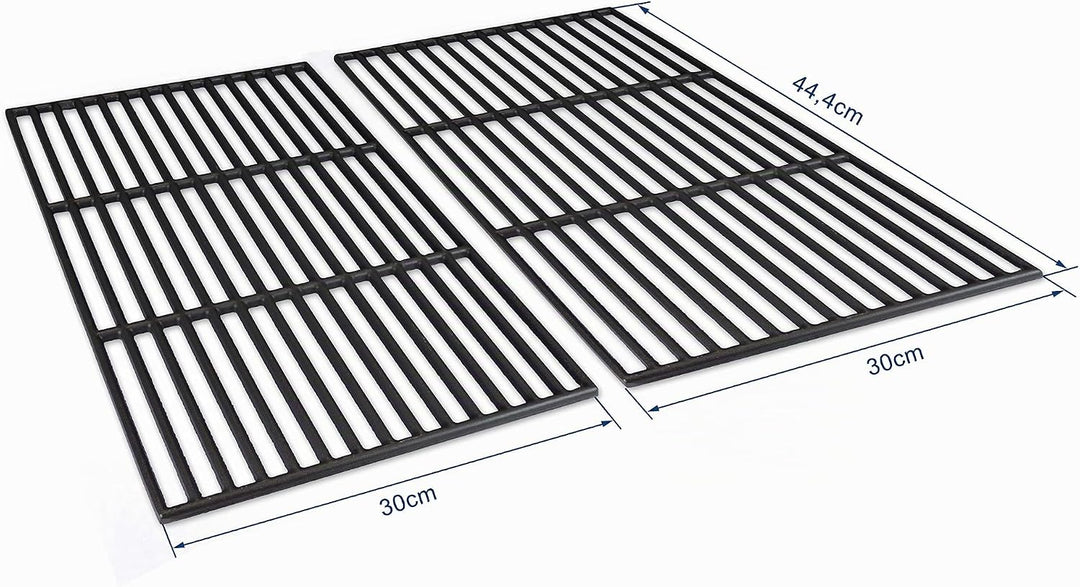 Grillrostprofi Grillrost Ersatz für Weber Spirit E310 / E 320 Gusseisen-Gusseisen 44,4 x 30 cm Gusse