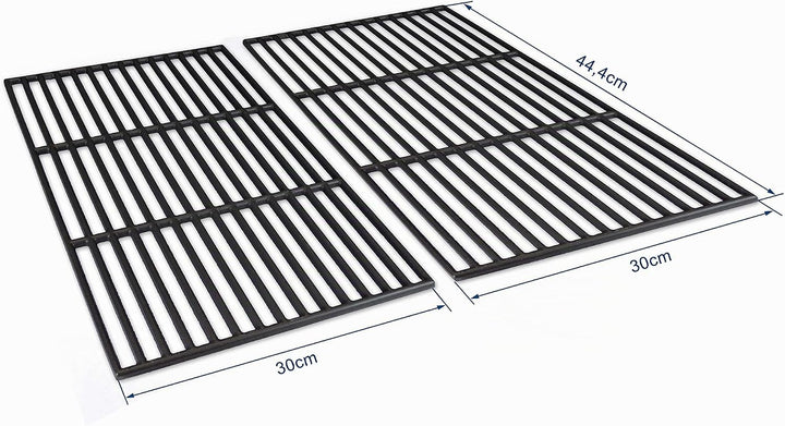 Grillrostprofi Grillrost Ersatz für Weber Spirit E310 / E 320 Gusseisen-Gusseisen 44,4 x 30 cm Gusse