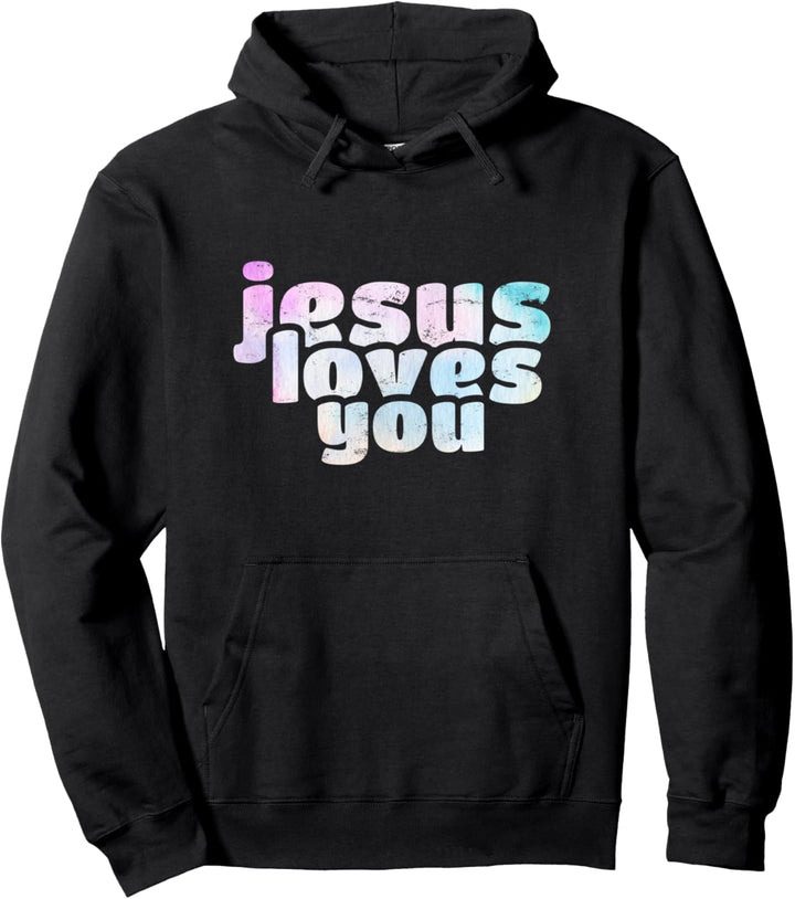 Jesus liebt dich Pullover Hoodie