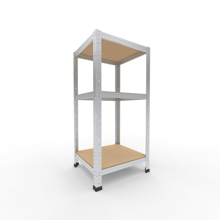 shelfplaza® 100x50x45cm Home Schwerlastregal verzinkt/Metallregal mit 3 Böden/Kellerregal Metall, Ga