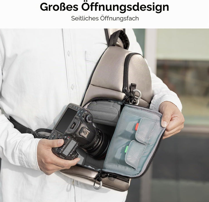 K&amp;F CONCEPT Kamera-Umhängetasche, Wasserdichte Kameratasche, Fotografie tägliche Reise Camera Bag,Ta