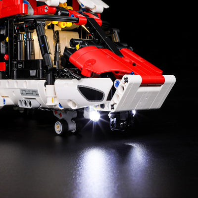 BRIKSMAX 42145 Led Licht für Lego Airbus H175 Rettungshubschrauber - Compatible with Lego Technic Ba